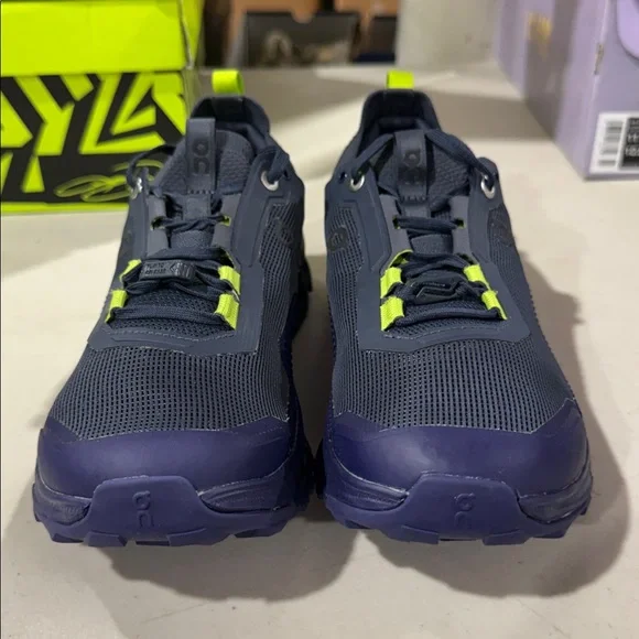 On Running Women’s Size 8 Blue and Lime Athletic Shoes - Picture 3 of 5